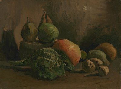 Naturaleza muerta con verduras y frutas de Vincent van Gogh